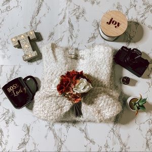 Vintage Alfred Dunner Fuzzy Striped Sweater SZ 1X